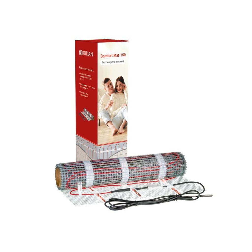 Нагревательный мат Ридан Ridan Comfort Mat-150 900 Вт 230 В 6 м2