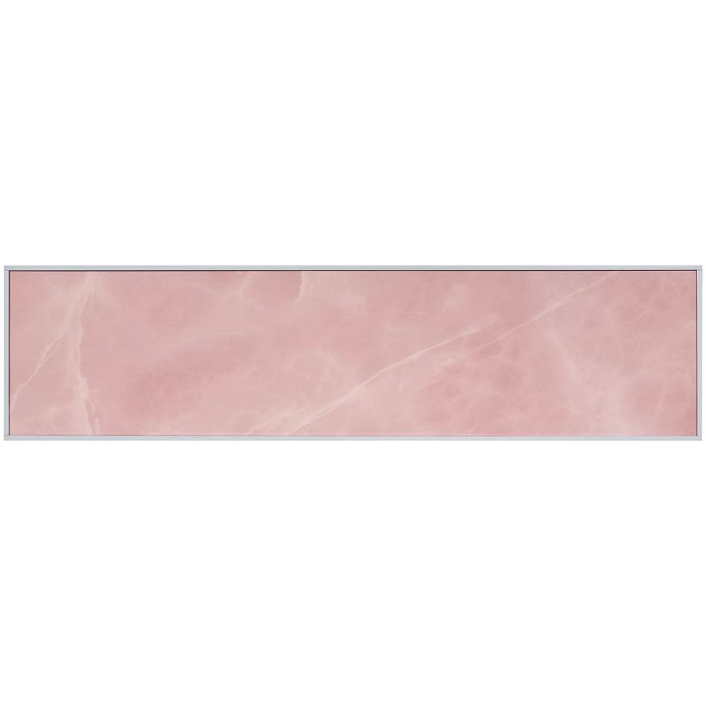 Отопительная панель STOUT ROSE STONE SCT 120*30 розовый гранит / серый корпус