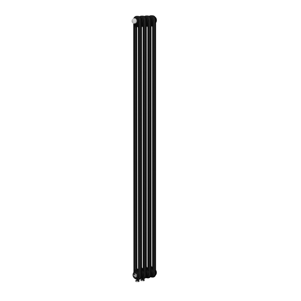 Трубчатый радиатор RIFAR TUBOG V 2180/4 секции нижнее подключение DV1 (цвет Антрацит)