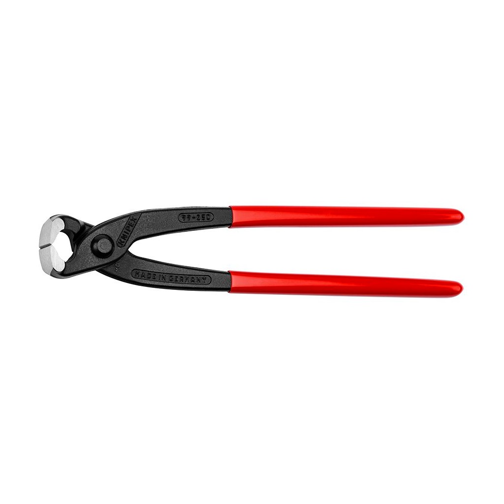 Клещи вязальные KNIPEX для арматурной сетки, 250 мм, фосфатированные, обливные ручки