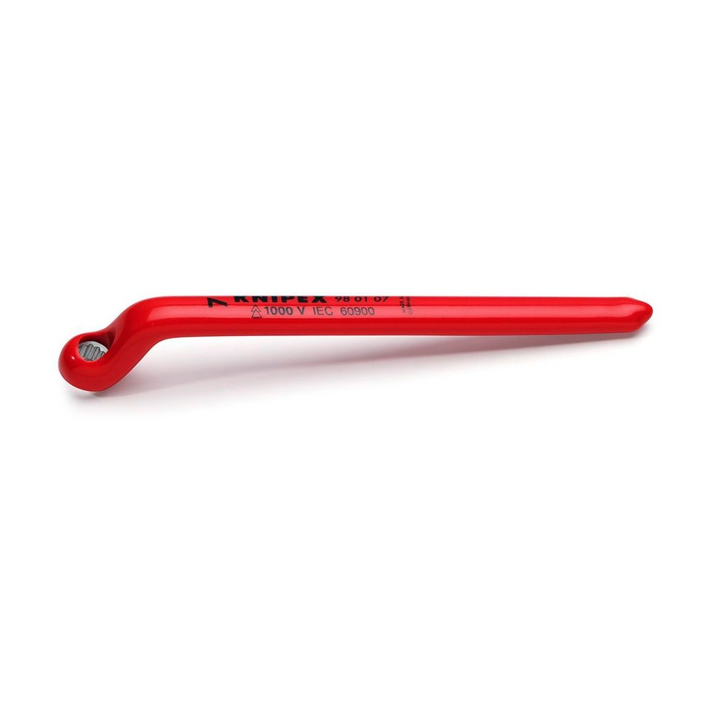 Ключ гаечный KNIPEX накидной VDE, 7 мм, длина 150 мм, диэлектрический