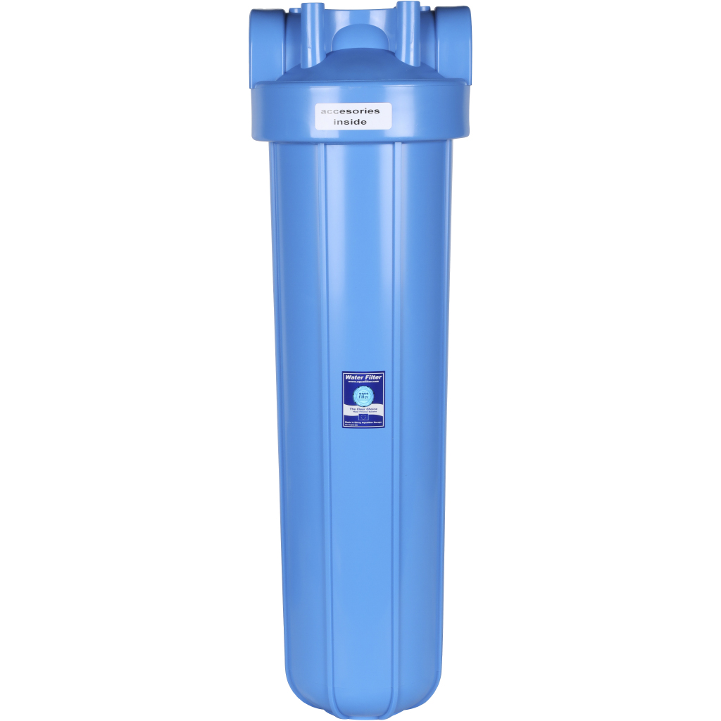 Корпус 20ВВ AquaFilter AQM вход 1 фильтр в сборе (колба, ключ, кронштейн, манометр) без картриджа