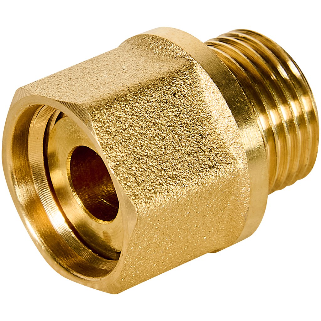Клапан отсекающий ROMMER, обратный, 3/8 x 3/8 (без покрытия)