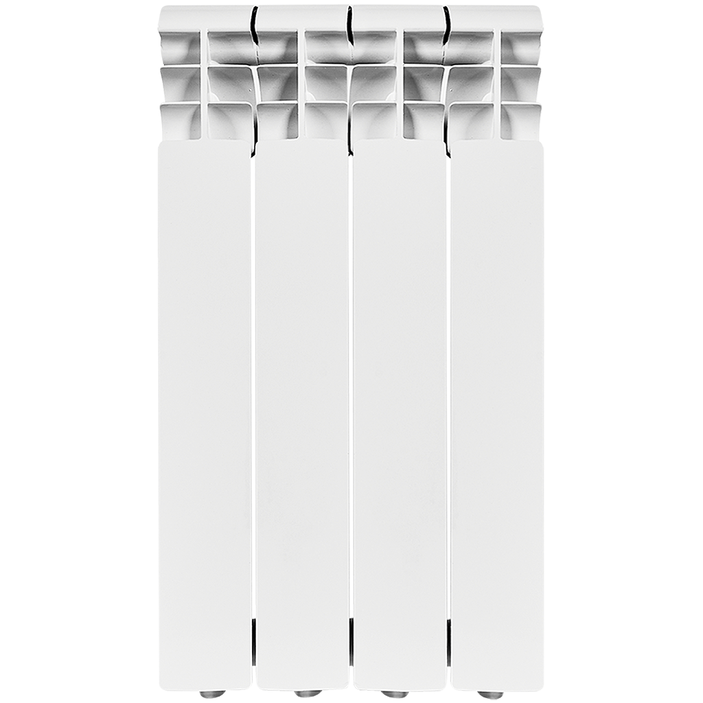Радиатор алюминиевый ROMMER Profi 500 4 секции (AL500-80-80-100) (RAL9016)