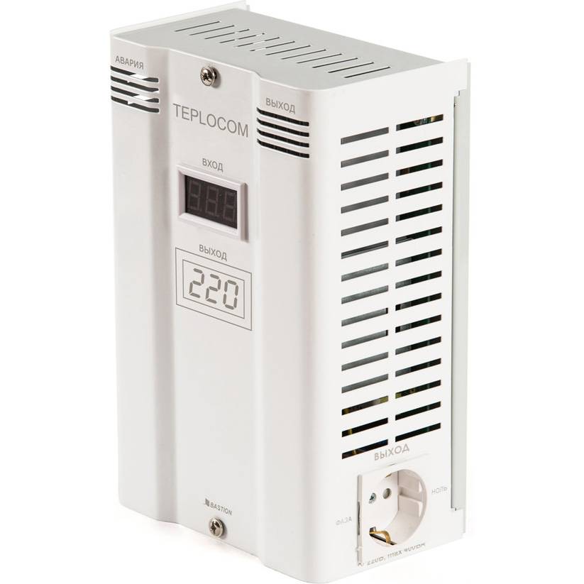 Фазоинверторный стабилизатор сетевого напряжения Teplocom ST 600 Invertor