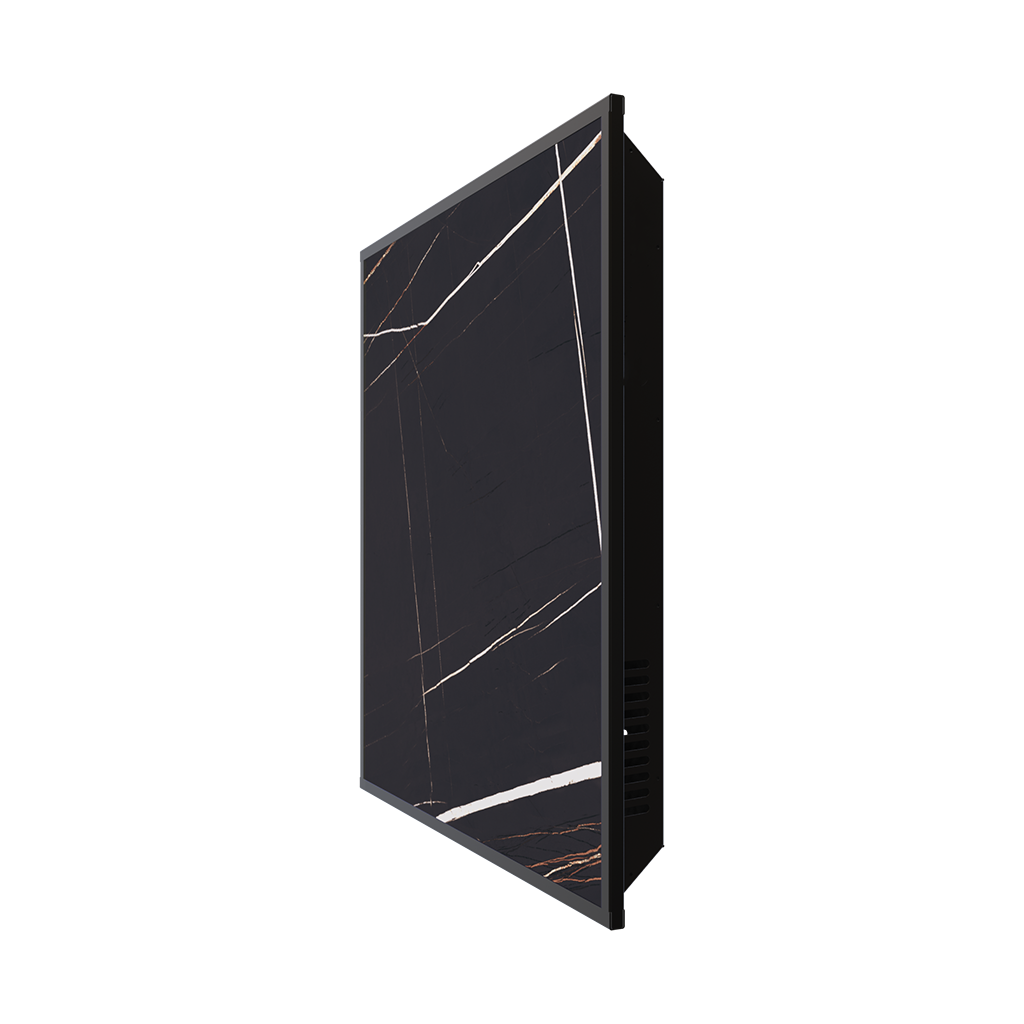 Отопительная панель STOUT BLACK STONE SCT 60*60 черный гранит / черный корпус