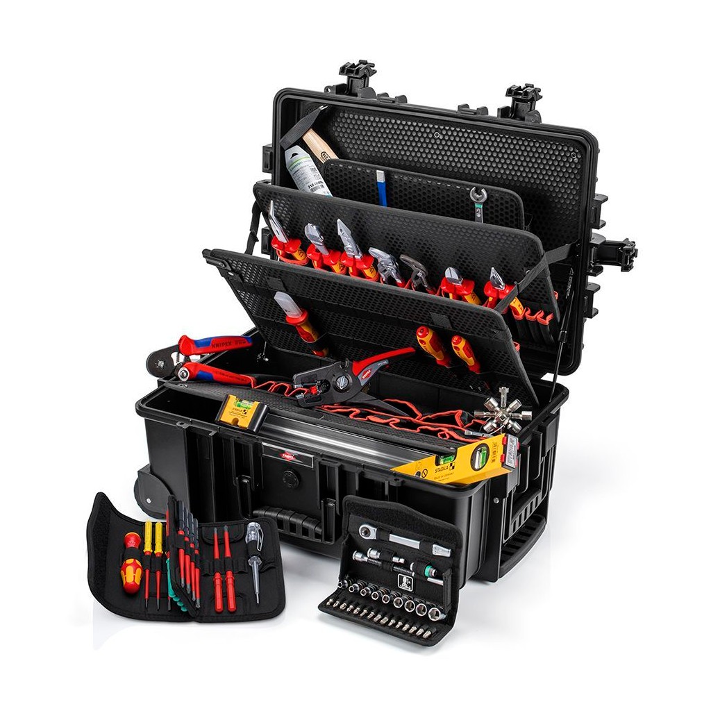 Чемодан инструментальный KNIPEX Robust45 Elektro, 63 пр.