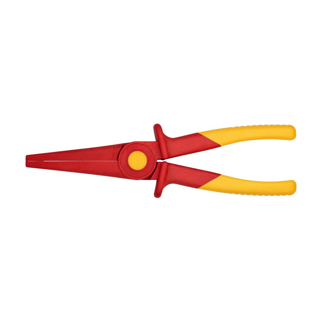 Длинногубцы KNIPEX плоские VDE из армированного фиберглассом пластика, 220 мм, диэлектрические