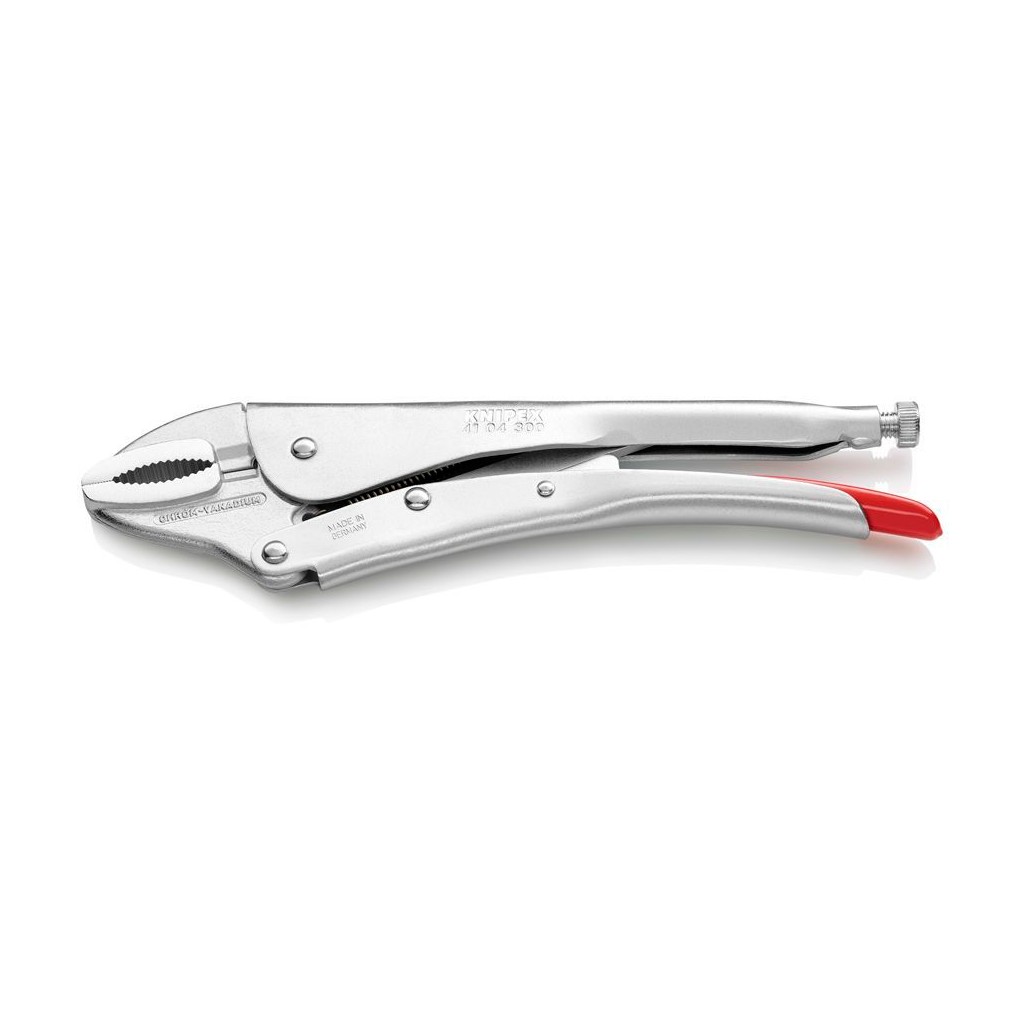 Зажим ручной KNIPEX с фиксацией, круг 65 мм, квадрат 30 мм, под ключ 34 мм, длина 300 мм