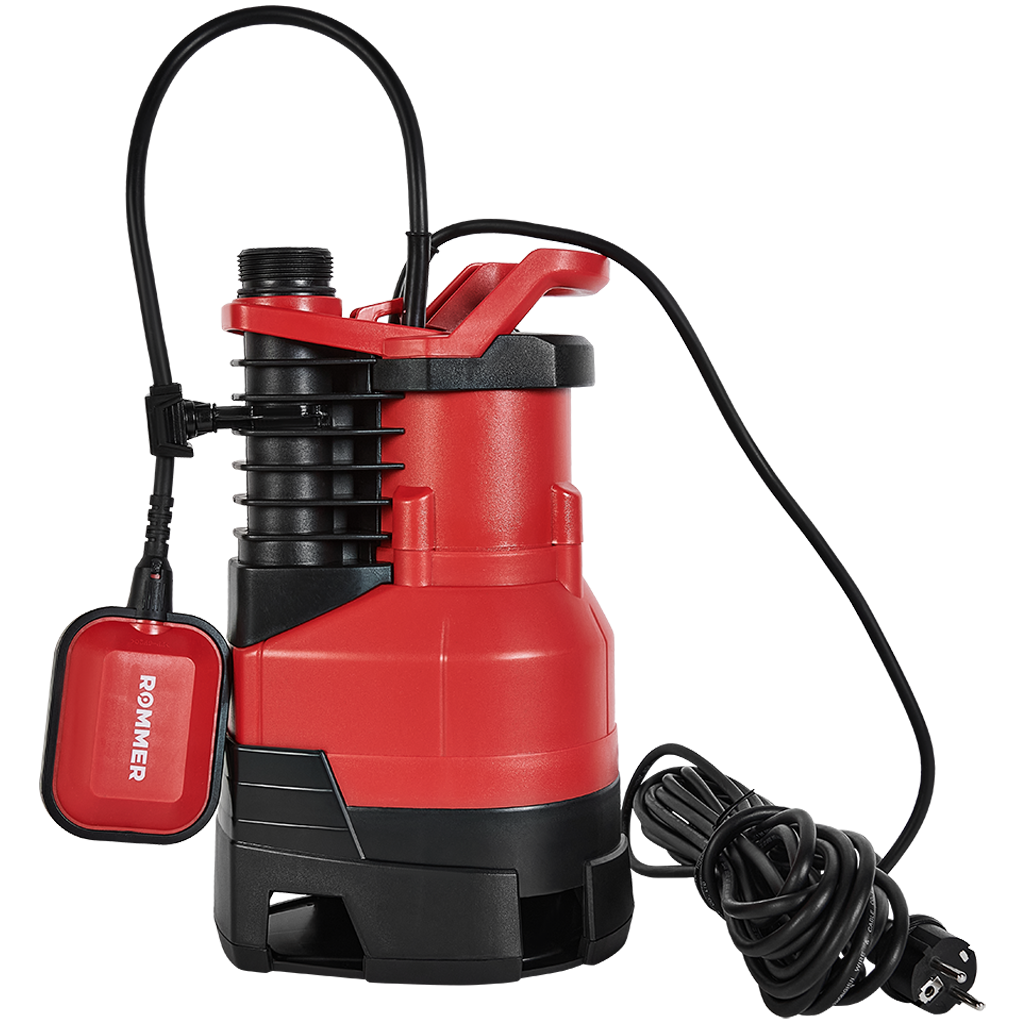 Насос дренажный ROMMER PROFI, кабель 10м, 750 Вт, для грязной воды