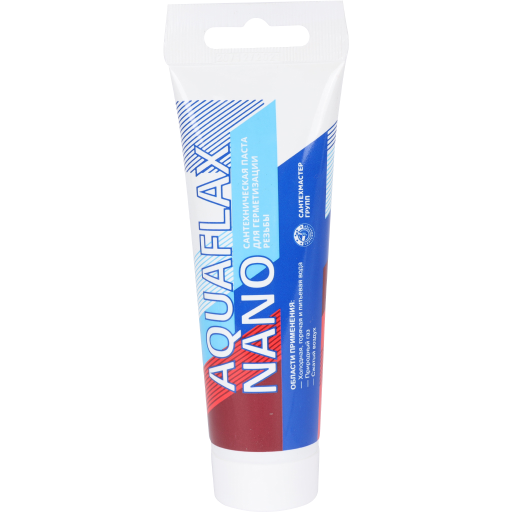 Набор паста СантехМастерГель AquaflaxNano 80г тюбик + 20г лён