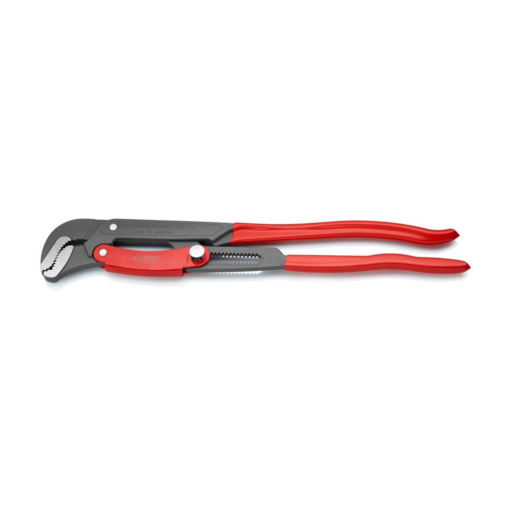 Ключ KNIPEX трубный 2, S-образные губки, с быстрой регулировкой, зев 70 мм, длина 560 мм, серый