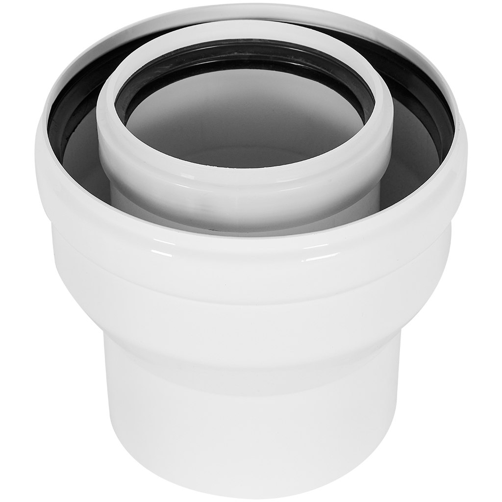 Переход ROMMER с O60/100 на O80/125 конденсационный