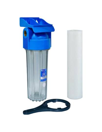 Корпус 10 AquaFilter AQM фильтр в сборе: картридж, ключ, кронштейн
