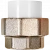 Муфта комбинированная Pro Aqua d=20-3/4 PP-R разъемная (американка) ВР Белая