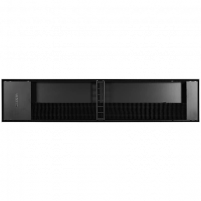 Внутрипольный конвектор ROMMER RCN2-1000 80х260х1200 (Решётка роликовая, анодированный алюминий) универсальное подключение
