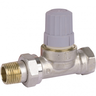 Клапан прямой Danfoss RA-G для однотр. насосной и двухтр.систем отопления Д 15 мм