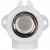 Угольник Pro Aqua d=20-1/2 PP-R с креплением комбинированный ВР Белый Угольник Pro Aqua d=20-1/2 PP-R с креплением комбинированный ВР Белый