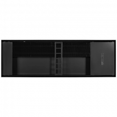 Внутрипольный конвектор ROMMER RCN2-1000 80х260х800 (Решётка роликовая, анодированный алюминий) универсальное подключение