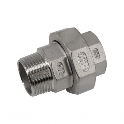 Американка Newkey нр/вр нержавеющая, AISI304 DN25 (1), (CF8), PTFE, PN16
