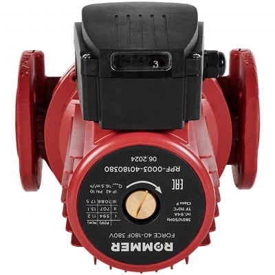 Насос циркуляционный фланцевый трехскоростной ROMMER RPF 40-180F 380V