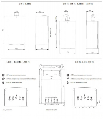 Котел одноконтурный/ турбированный Baxi LUNA 3 comfort 1.310 Fi