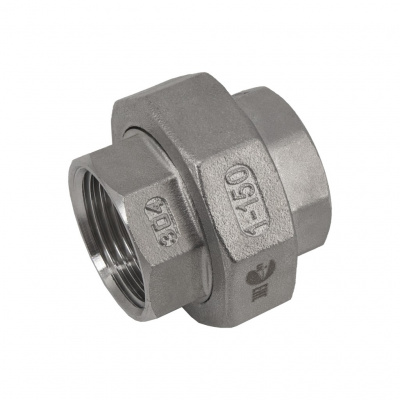 Американка Newkey вр/вр нержавеющая, AISI304 DN25 (1), (CF8), PTFE, PN16
