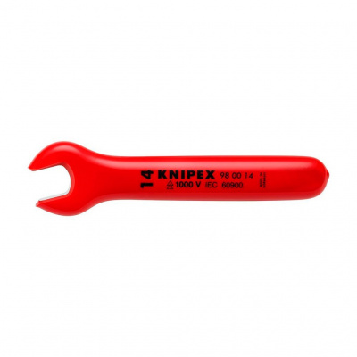 Ключ гаечный KNIPEX рожковый VDE, 14 мм, длина 135 мм, диэлектрический