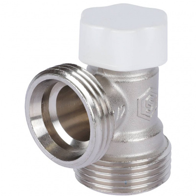 Клапан запорно-балансировочный угловой STOUT SVL 1/2 х 3/4 ЕК