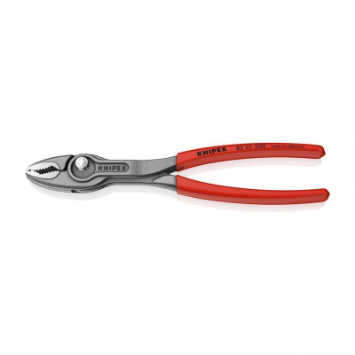 Клещи KNIPEX TwinGrip с фронтальным и боковым захватами, зев 4-22 мм, длина 200 мм, обливные ручки, SB