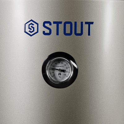 Бойлер комбинированного нагрева напольный STOUT 300 л, ТЭН 3 кВт, DUPLEX