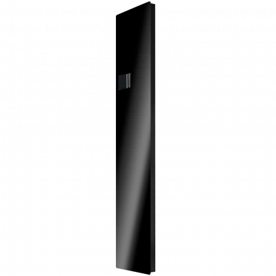 Дизайн-конвектор STOUT LUNA 400x1800 прав 1.25 кВт шнур Glass Matt RAL9005 BI