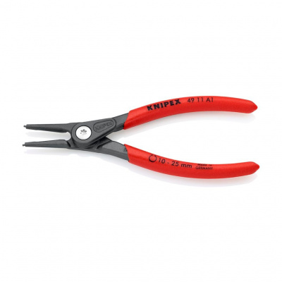 Щипцы прецизионные KNIPEX для внешних стопорных колец, прямые губки, диаметр 10-25 мм, длина 140 мм