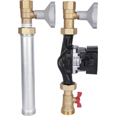 Насосная группа Meibes поколение 8, UK с нас. Grundfos UPM3 Hybrid 25-70* , прямой контур, 1