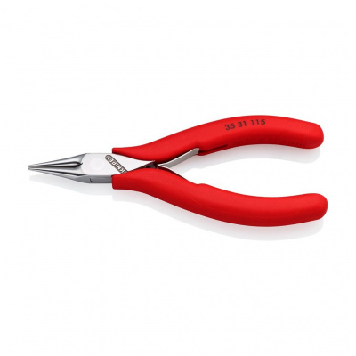 Круглогубцы KNIPEX захватные для электроники, 115 мм, обливные ручки