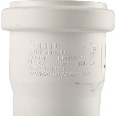 Отвод РЕХАУ RAUPIANO PLUS диам. 50 на 87°