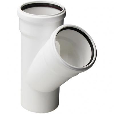 Тройник Pro Aqua Stilte D75x75/45 Белый