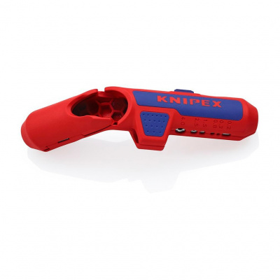 Стриппер KNIPEX ErgoStrip универсальный для круглых проводов, 0.2-4 мм2, d8-13 мм, длина 135 мм, для левшей, SB