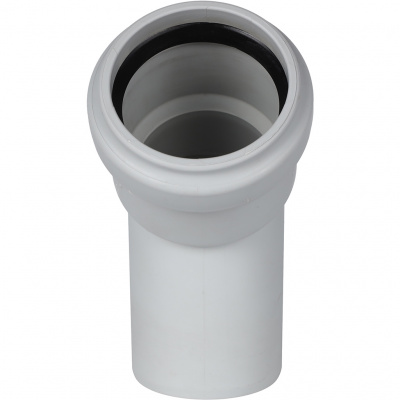 Отвод канализационный бесшумный STOUT D58х45°