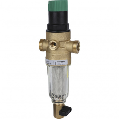 Фильтр Honeywell (Resideo Braukmann) с редуктором, на холодную воду, 100 мкм, 1/2