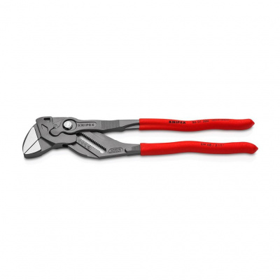 Клещи KNIPEX переставные-гаечный ключ, зев 68 мм, длина 300 мм, фосфатированные, обливные ручки