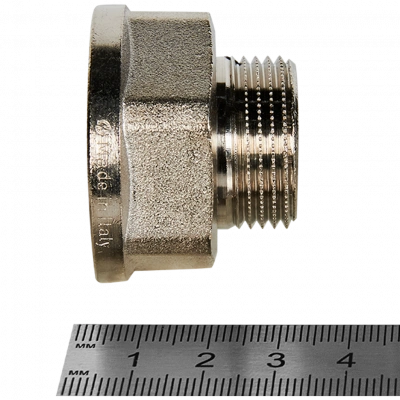 Переходник STOUT под ключ ВН никелированный 1 x3/4