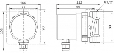Насос циркуляционный AQUARIO для ГВС PRIME-151.5-80HW