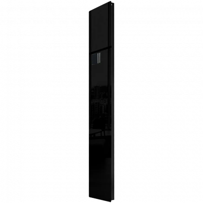Дизайн-конвектор STOUT LUNA 300x1800 прав 1.25 кВт шнур Glass RAL9005 BI