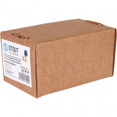 Предохранительный клапан для систем водоснабжения STOUT 8 бар 1/2 x3/4 (477.182)