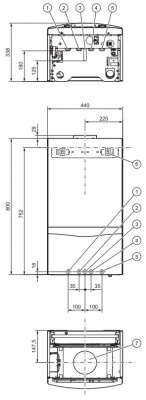 Газовый настенный котел Vaillant atmoTEC plus VUW 200/5-5 (H-RU/VE), 20 кВт