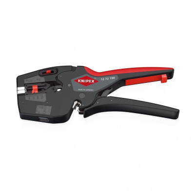 Стриппер KNIPEX NexStrip автоматический 3-в-1, 0.03-10 мм2 AWG 32-8, рез до 10 мм2, обжим: квадрат, 0.25-4 мм2, 2 х 2.5 мм2, 190 мм, SB