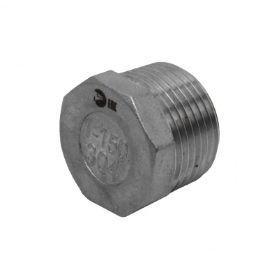 Заглушка NewKey Н/Р 6-ти гранная нержавеющая, AISI304 DN25 (1), (CF8), PN16