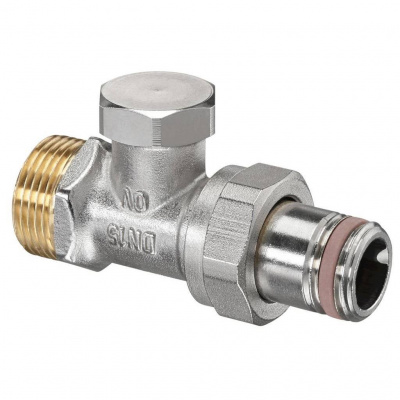 Распродажа: Вентиль на обратную подводку OVENTROP Combi 2 прямой 3/4 х 1/2