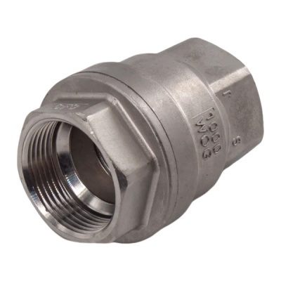 Обратный клапан NewKey муфтовый прямой нержавеющий, AISI304 DN50 (2 ), (CF8), PN40